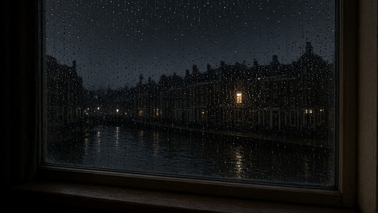 Canal at night