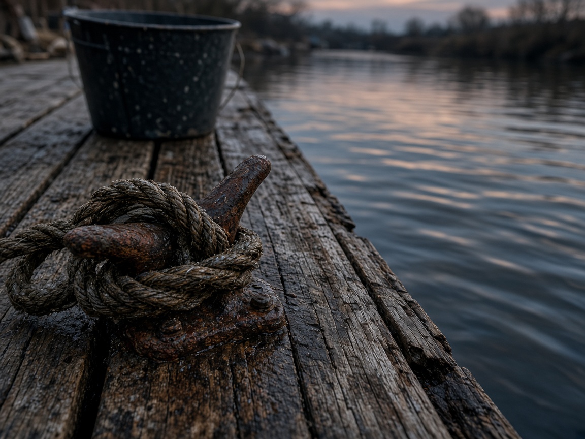 Cleat and rope