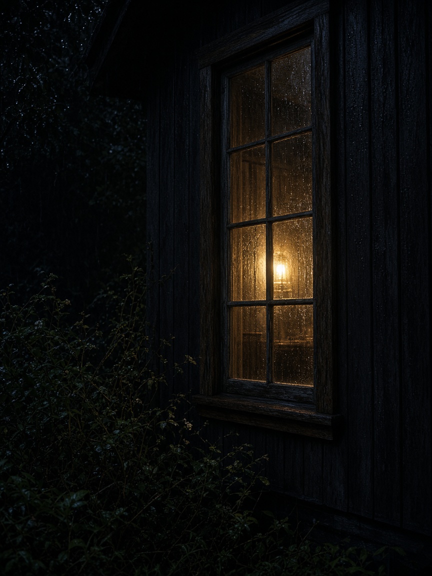 Rain on the glass